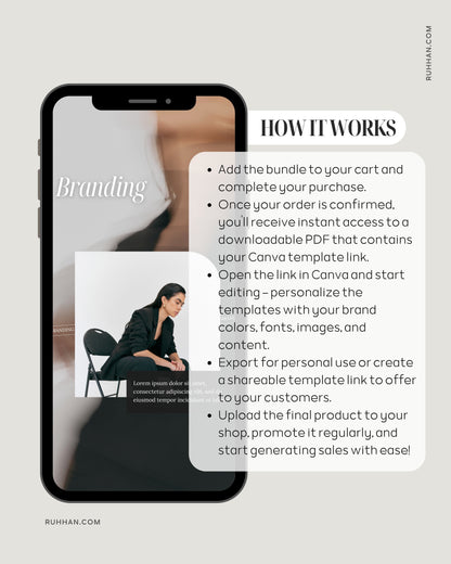 200 Instagram Post & Story Templates | PLR/MRR License | Editable Social Media Bundle
